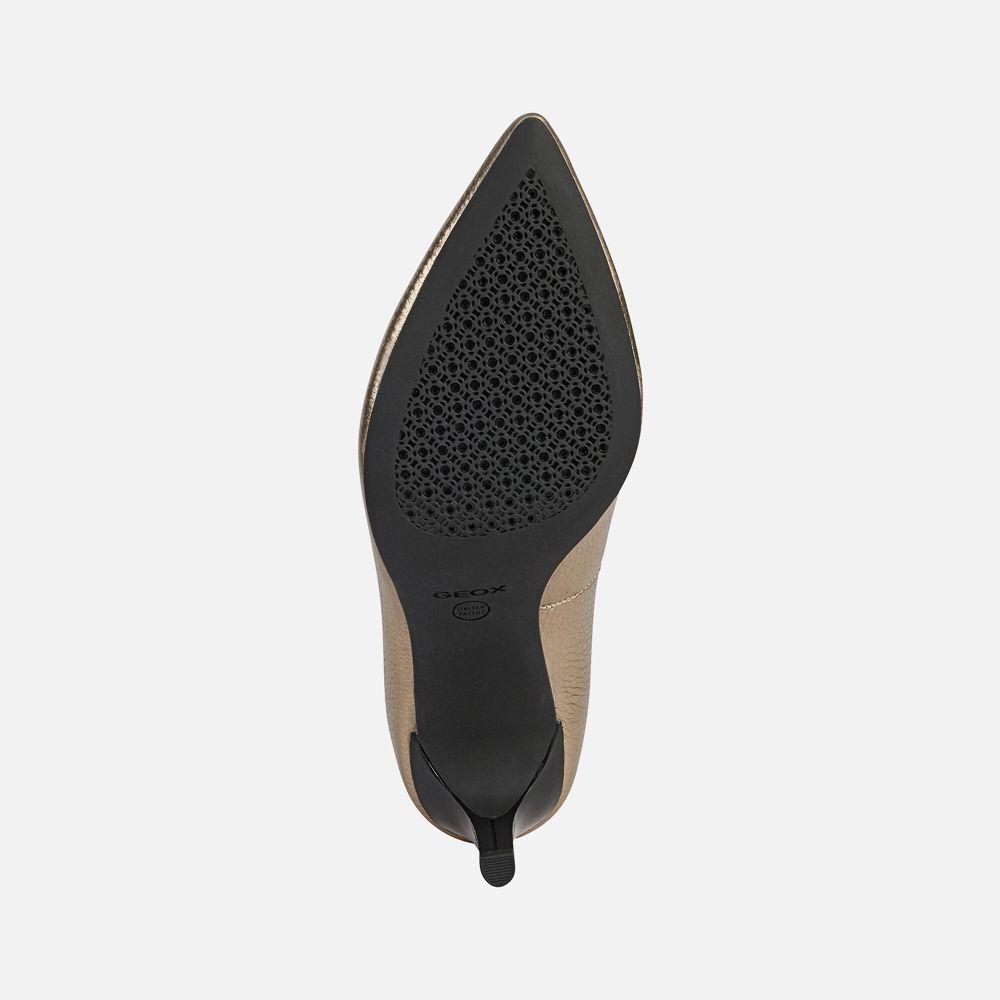 Geox Bayan Stiletto Ayakkabı Altın - Faviola - OSP-367528
